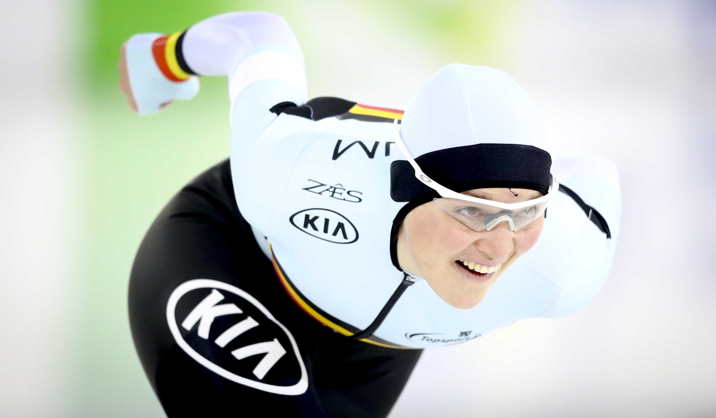 Jelena Peeters schaatst Belgisch record op 1.000m