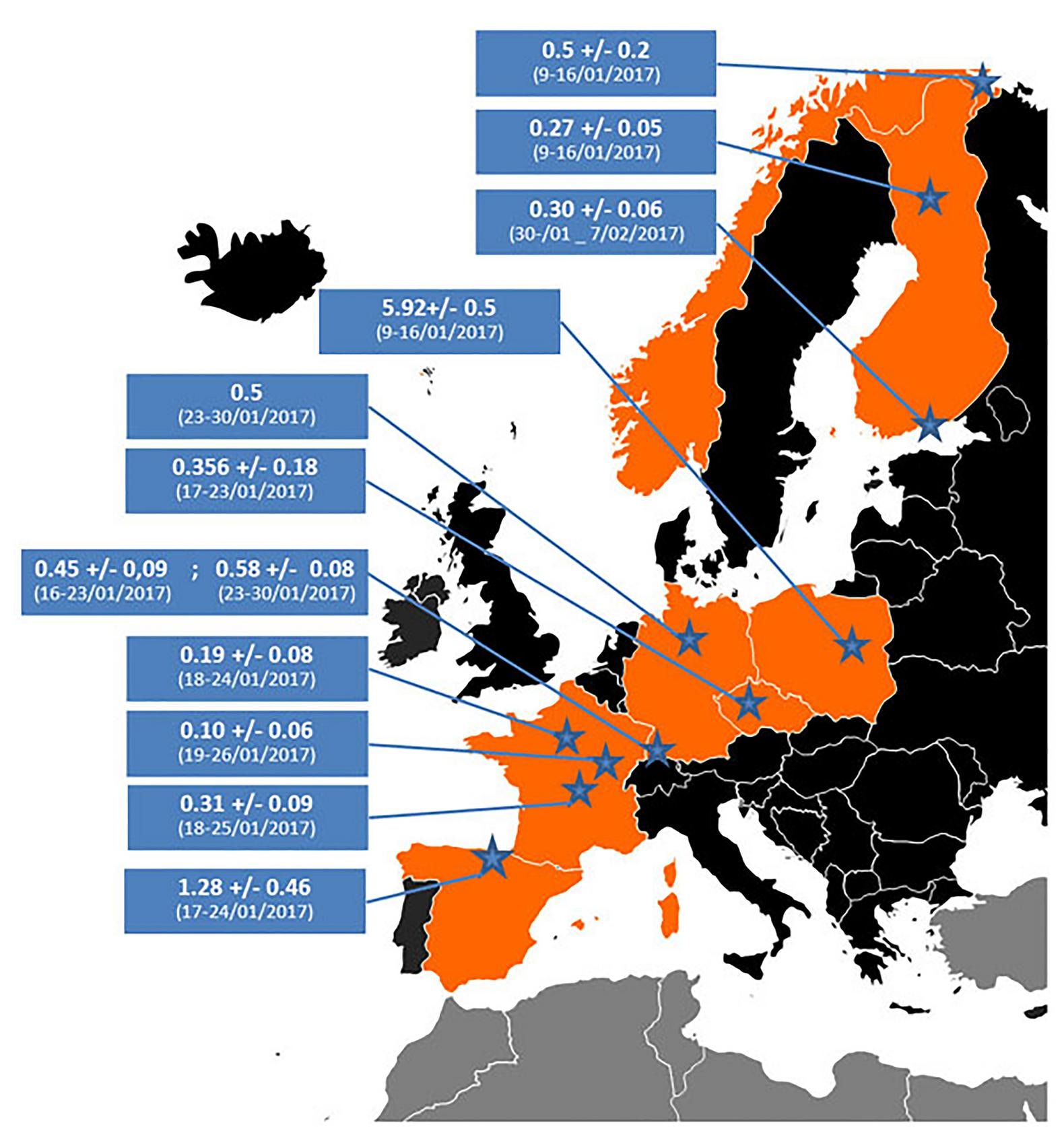 Radioactieve sporen waargenomen boven Europa. Maar de oorsprong is nog een mysterie